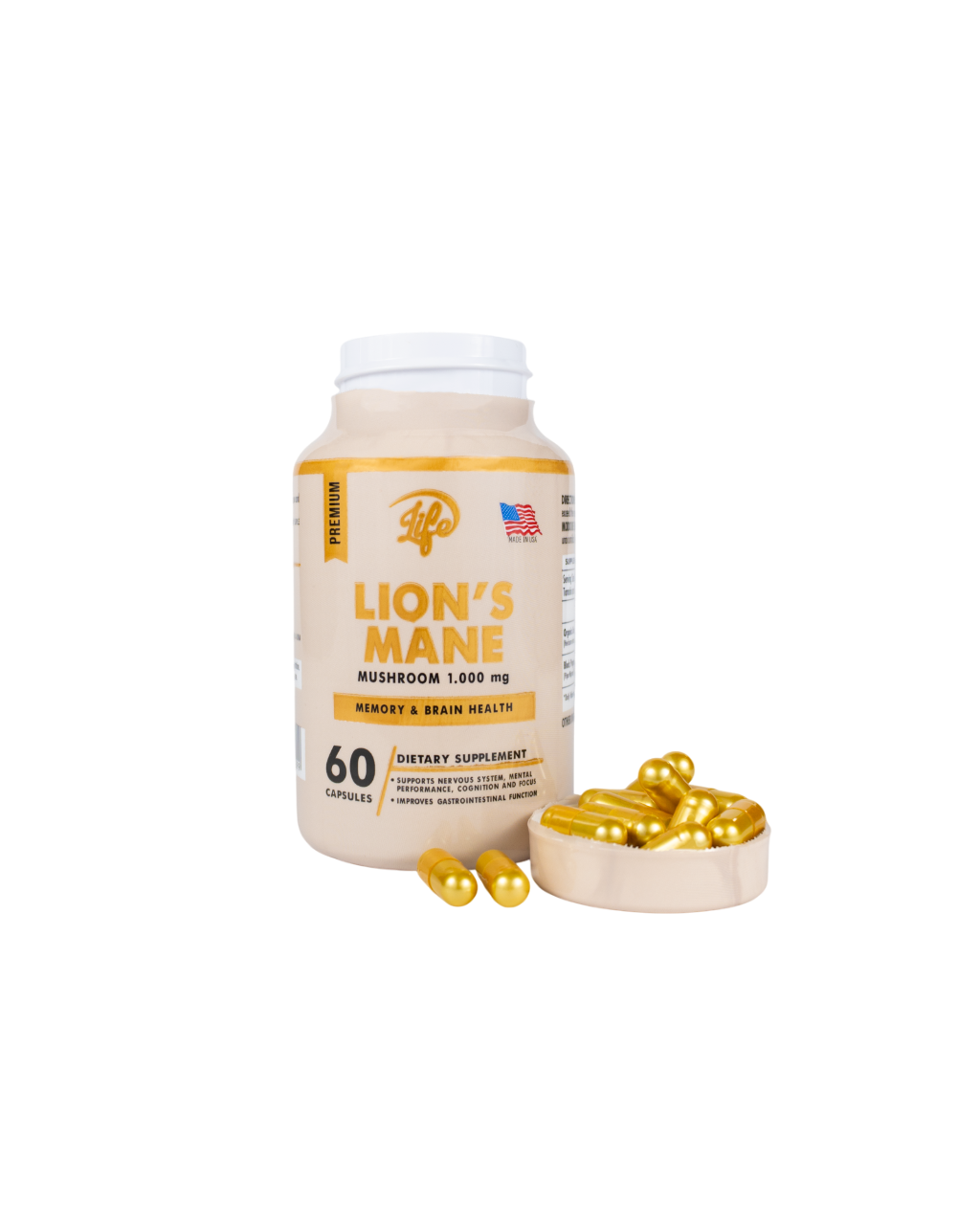 Cápsulas de Melena de leon